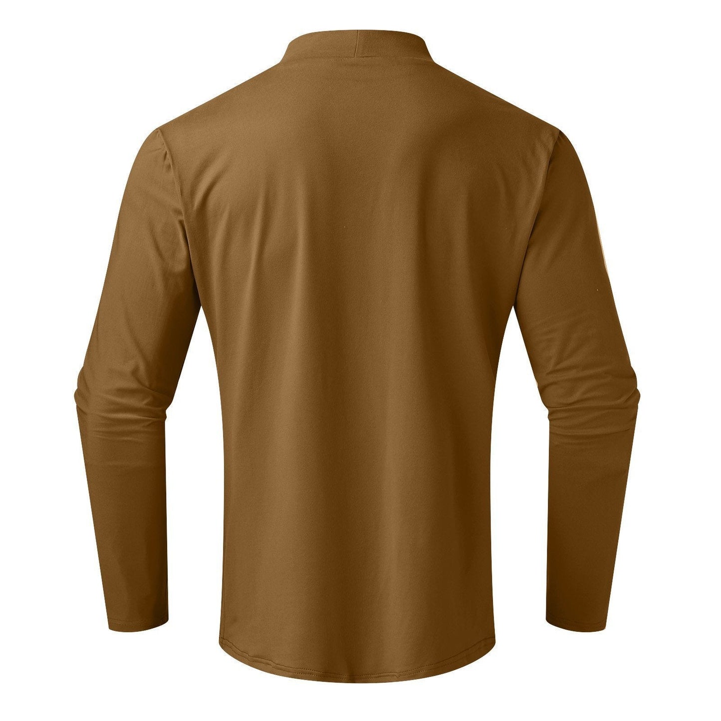 2025 Ny Långärmad T-shirt med hög hals Smal Fit för män