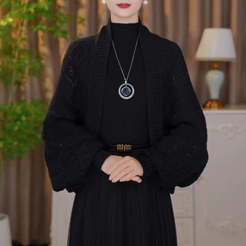đ„2025 Ny modeđ„HĂ„lstickad sjalrock