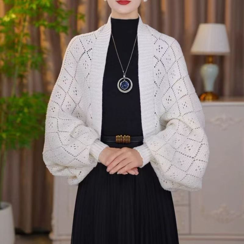 đ„2025 Ny modeđ„HĂ„lstickad sjalrock